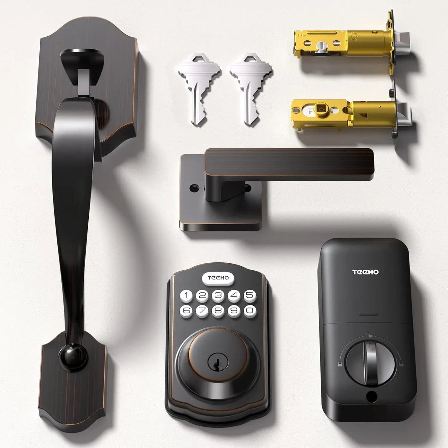 Electronic Keyless Entry Door Lock, Auto-Lock, Keypad