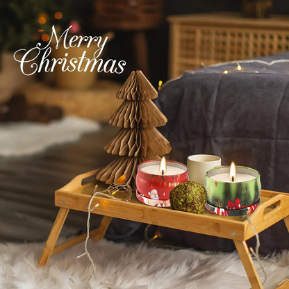 36pk Christmas Scented Candles, Soy Wax w/Essential Oils