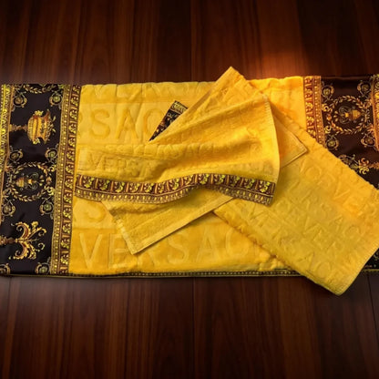 Towel Set 3 Piece Absorbent Quick Dry Bathrobe Beach Towel