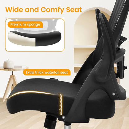 Ergonomic Chair w/High Back, Adjustable Arms, Lumbar Support,