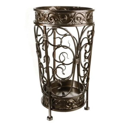 Super Quality Umbrella Holder w/Drip Tray, Antique Look