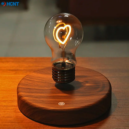 Levitating Magnetic Floating Light, Night Light Automatic Rotating Light