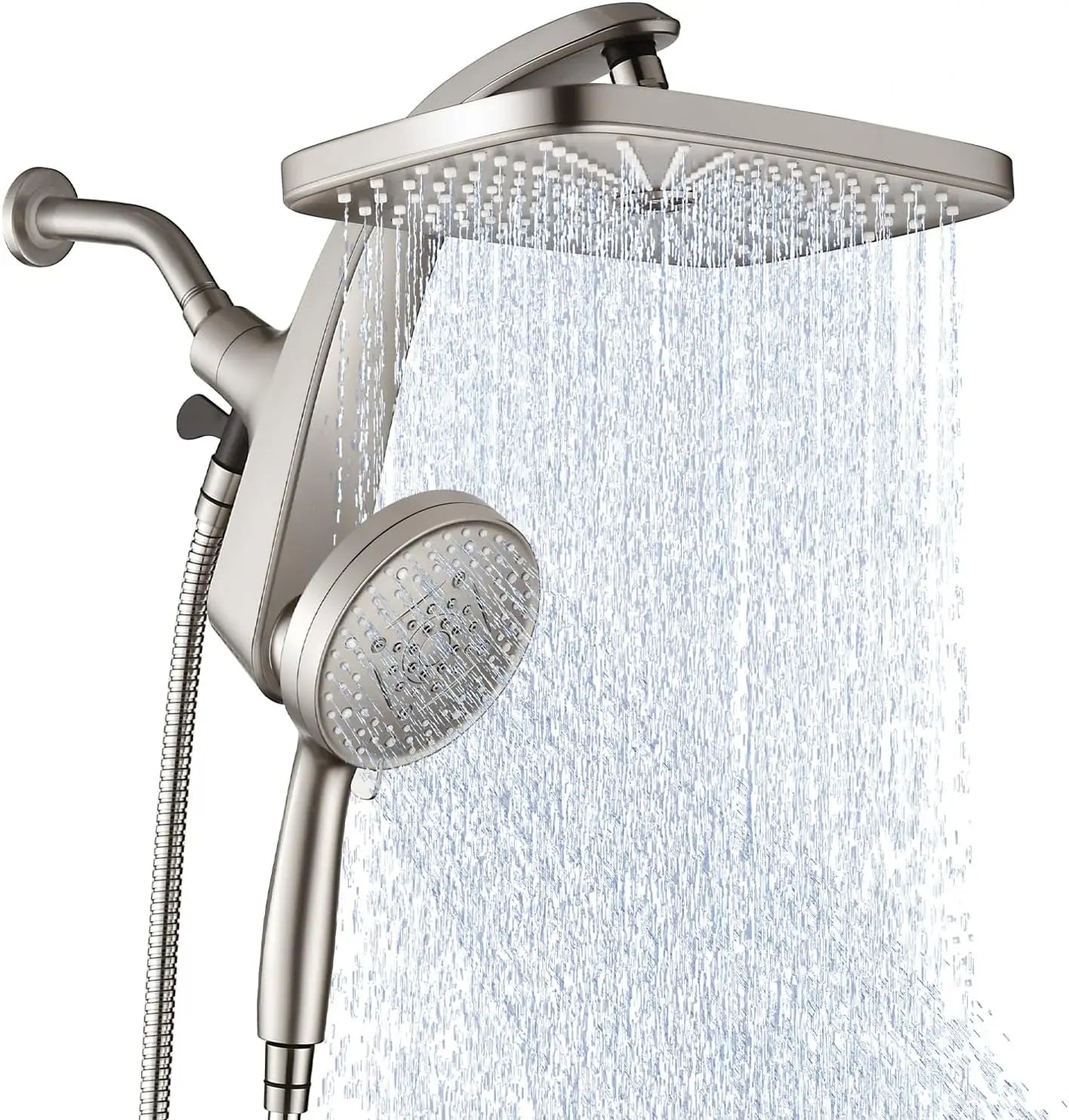 Rain Shower Head, w/Handheld Magnetic Docking Combo