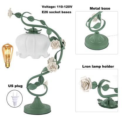 Modern Flower, Rose Petal Table Lamp