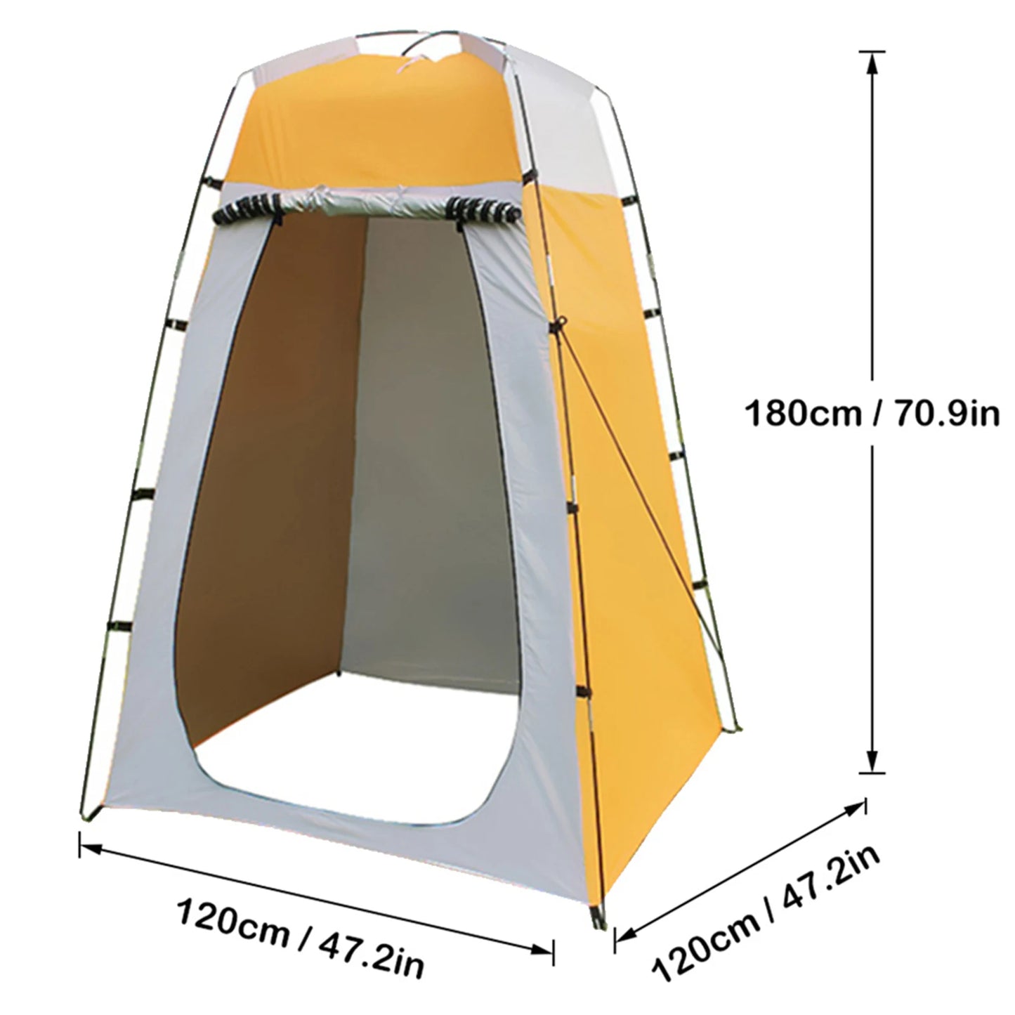 6FT Privacy Tent for Shower, Toilet, Changing