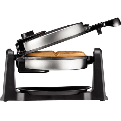 Rotating Waffle Maker, w/Non-Stick Plates, Timer, Locking