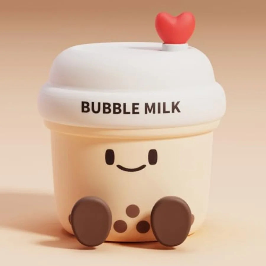 Cute Loving Night Light, 3-Level Dimmable Soft Light, Timed, Rechargeable, Silicone