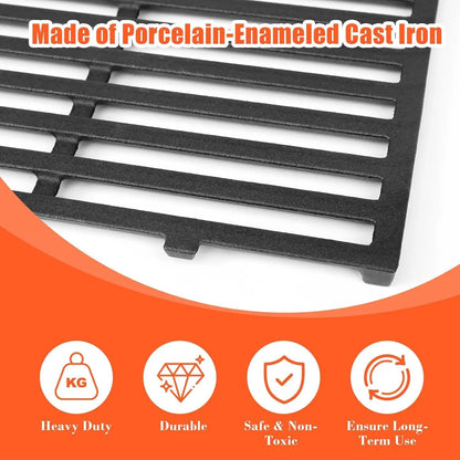 Reversible Cast Iron Grill Griddle & Grate Set for 300 Series Grills