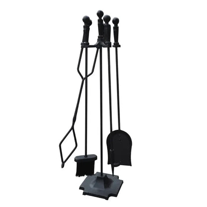 5pc Wrought Iron Fireplace Tools Set