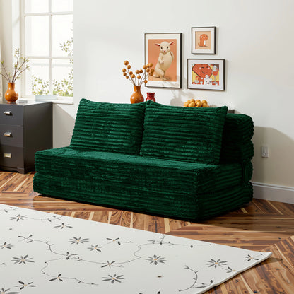 L-Shaped Modular Sofa, Boneless Design, Ultra-Soft Comfort, Ottoman