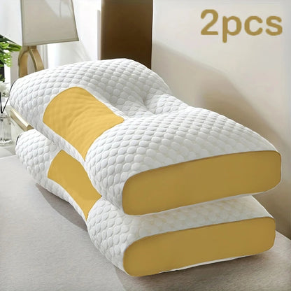 (2) High Quality Neck Massage Pillows, Ergonomic Orthopedic Support