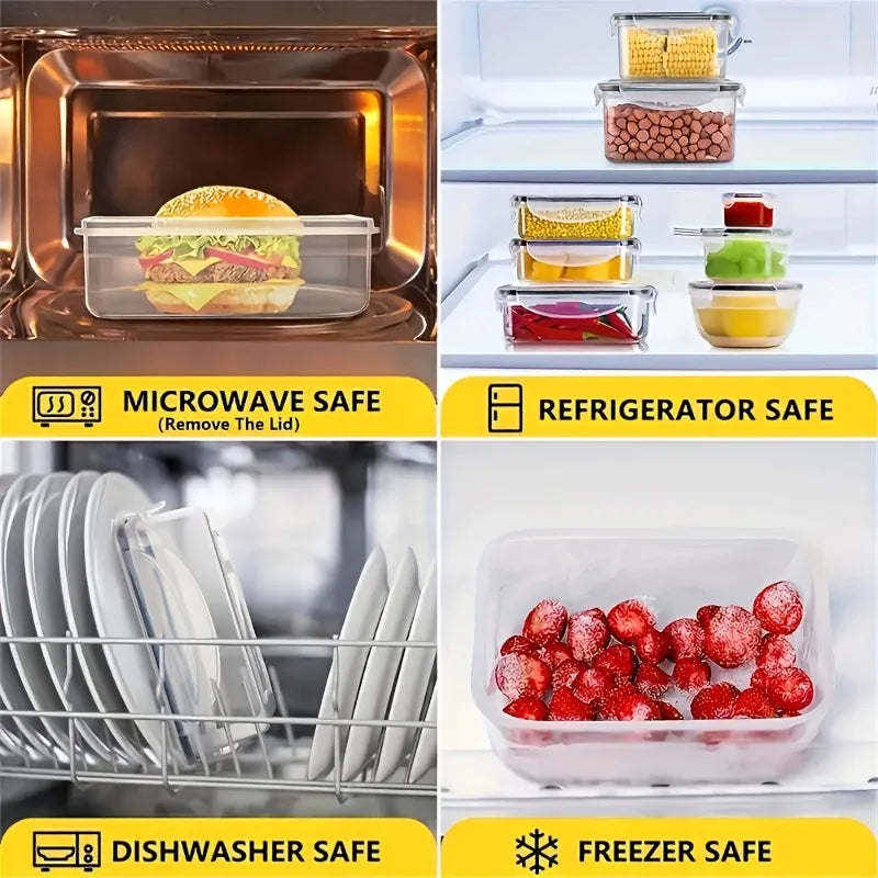 48pc BPA-Free Food Containers - 24 Airtight Lids