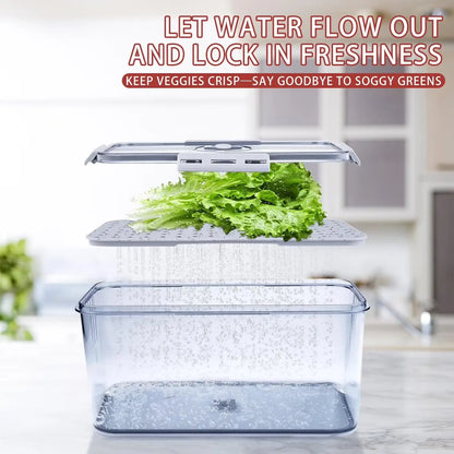 7.45L Airtight Bread Box with Lid, Countertop Food Storage