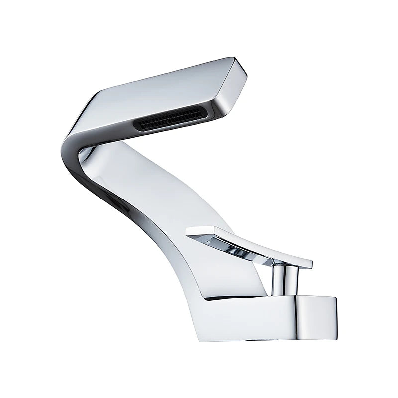Deck Mounted Basin Faucet, Single Hole