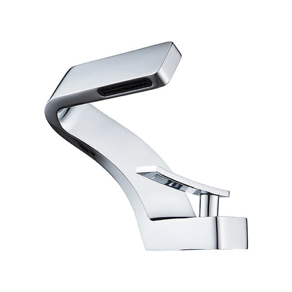 Deck Mounted Basin Faucet, Single Hole