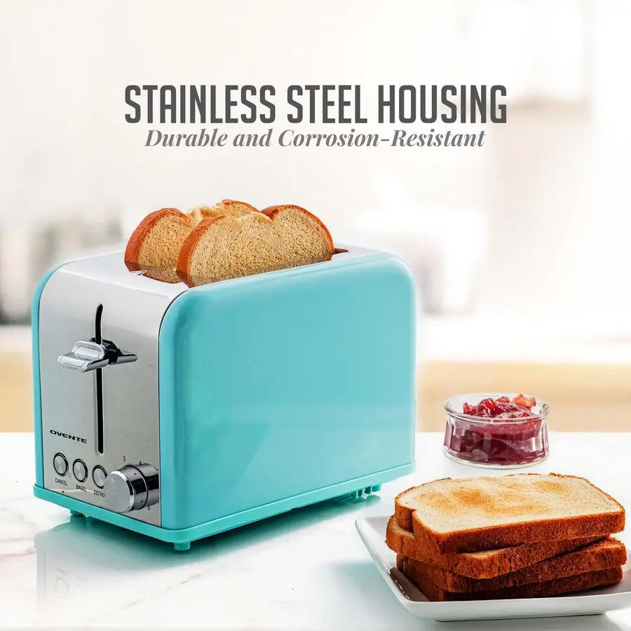 Compact Toaster with 6hade Browning Selector