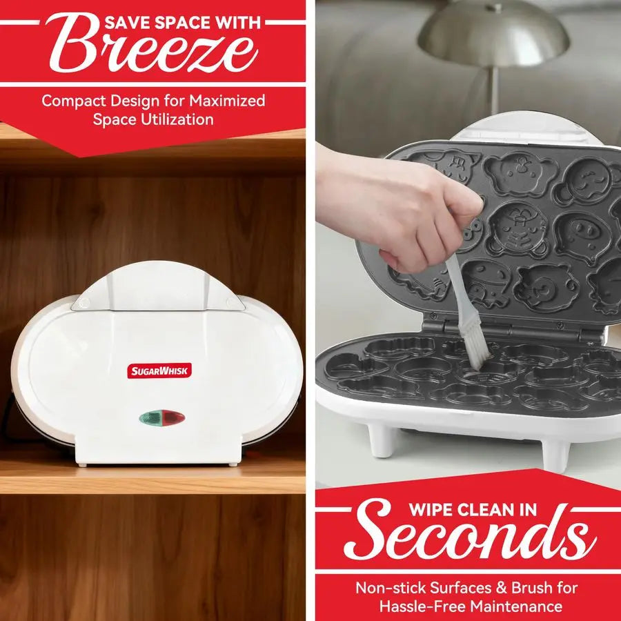 Mini Pancakes Maker,12 Different Animal Molds