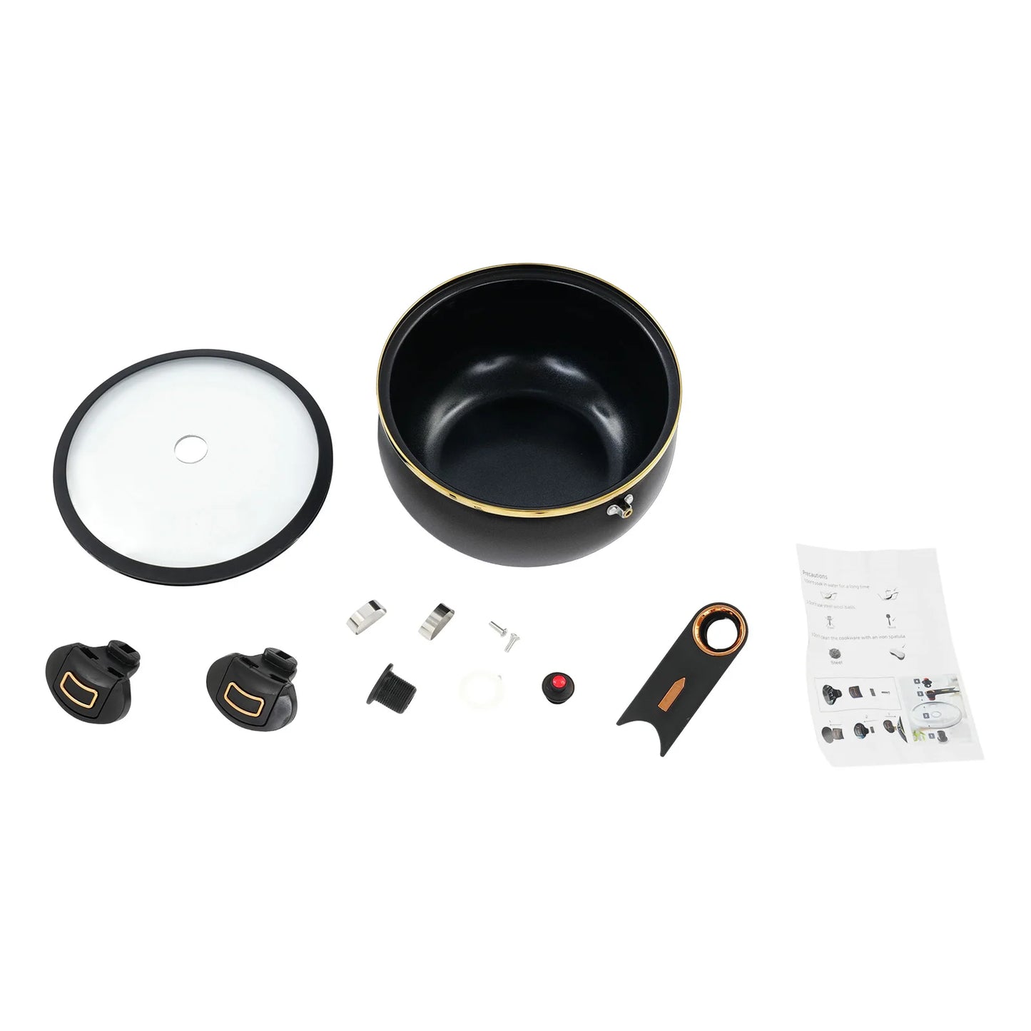 Black/White 8L Micro Multi-Function Pressure Cooker