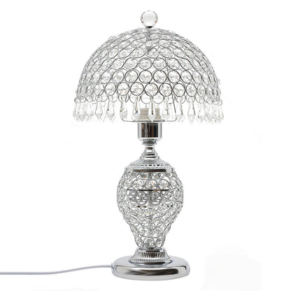 Luxury Crystal Table Light w/Hanging Crystal Sparkle Drops