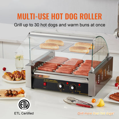 Hot Dog Roller, Electric Sausage Maker, Barbecue Grill Machine
