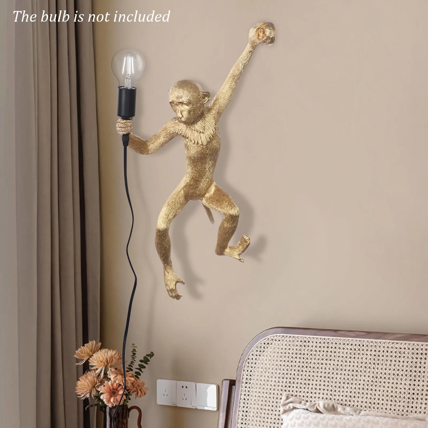 60w 110v Monkey Shape Wall Lamp
