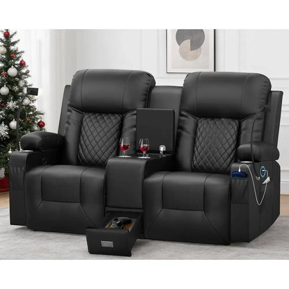 Dual Reclining Loveseat w/Storage, USB Ports, Cup and Phone Holders