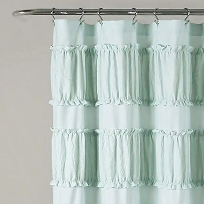 Ruffled Shower Curtain 72" X 72"