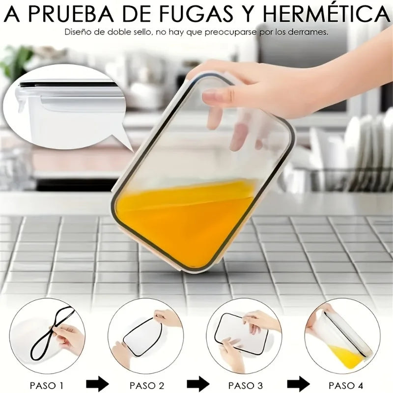 48pc BPA-Free Food Containers - 24 Airtight Lids