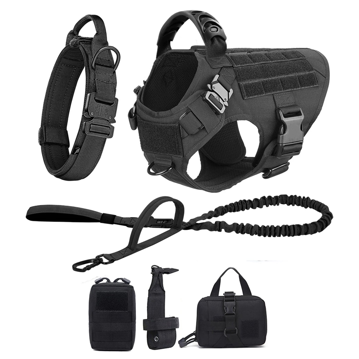 Various Size Dog Harness and Leash Set, Training Walking Vest