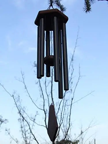 36"Deep Tone Wind Chimes with 6 Metal Tubes