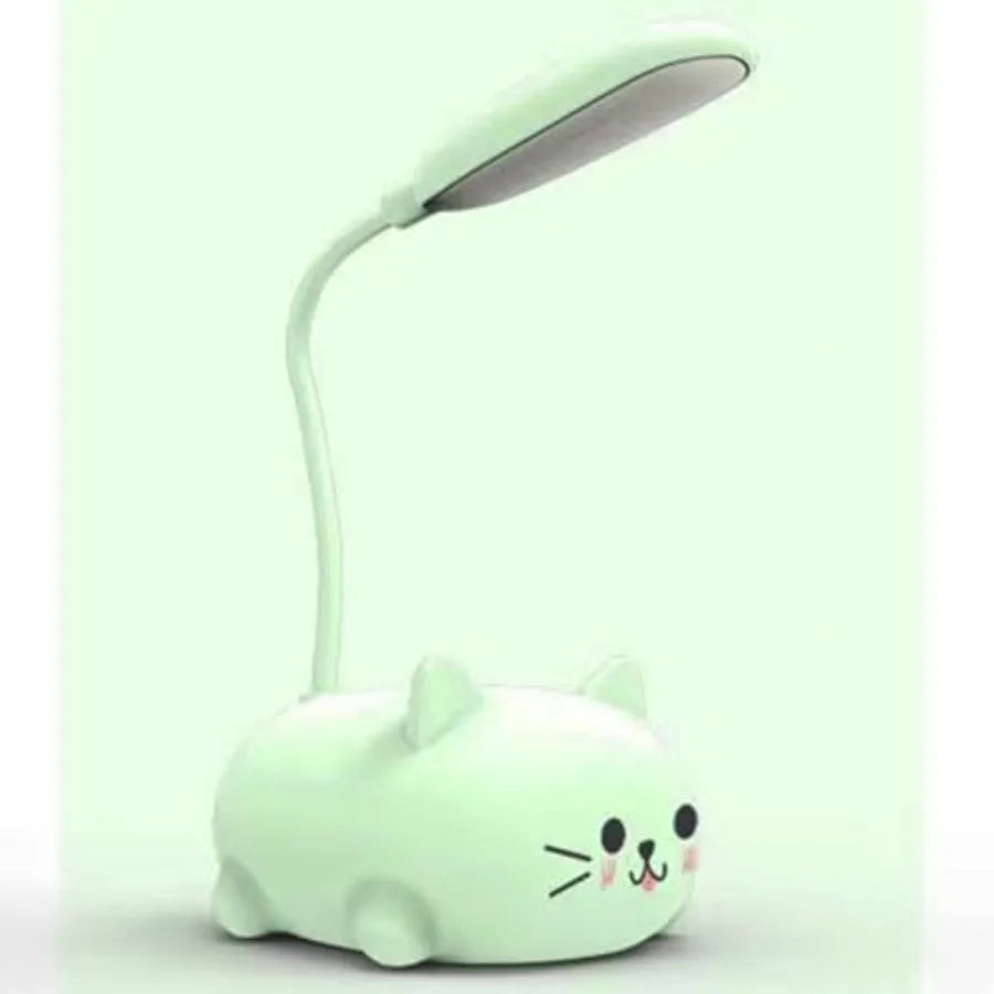 Cute Cat LED Reading Lamp, USB Rechargeable