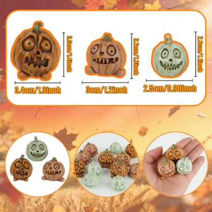 12pc Halloween/Thanksgiving Small Pumpkins Plant Decorations