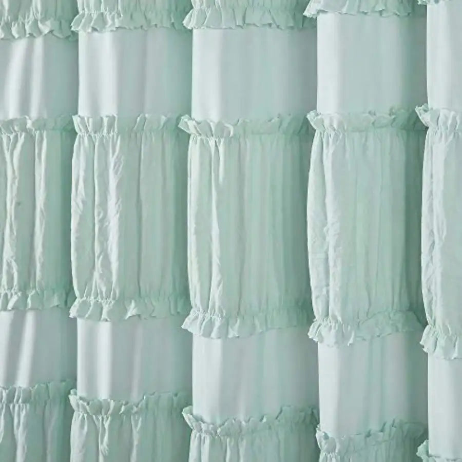 Ruffled Shower Curtain 72" X 72"