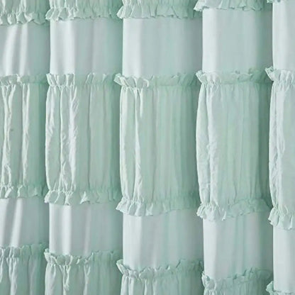Ruffled Shower Curtain 72" X 72"
