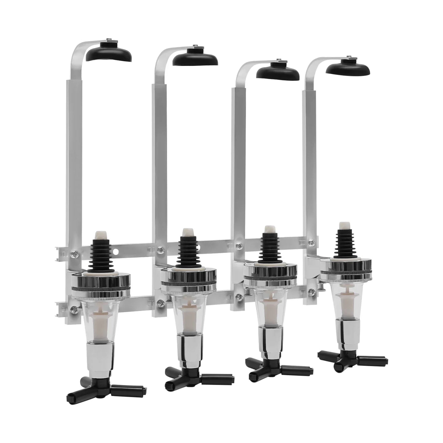 4 Bottle Wall Mounted Alcohol Liquor Cocktail Beer Butler