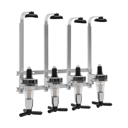 4 Bottle Wall Mounted Alcohol Liquor Cocktail Beer Butler