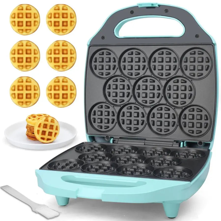 Mini Waffle Maker for Kids, Adults,