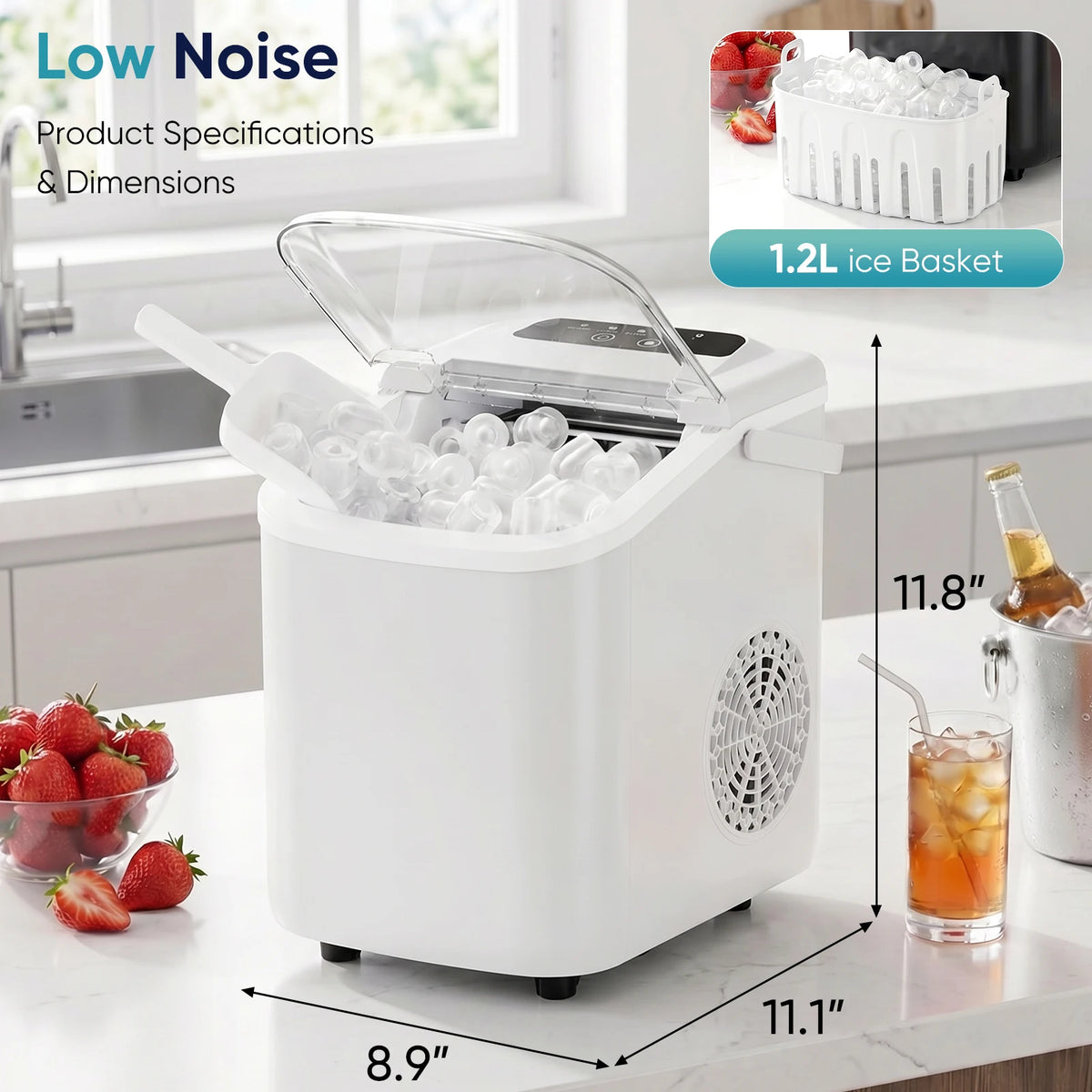 Rapid Small Portable Ice Machine