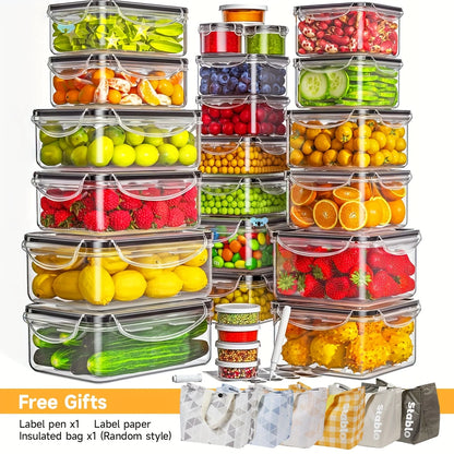 48pc BPA-Free Food Containers - 24 Airtight Lids