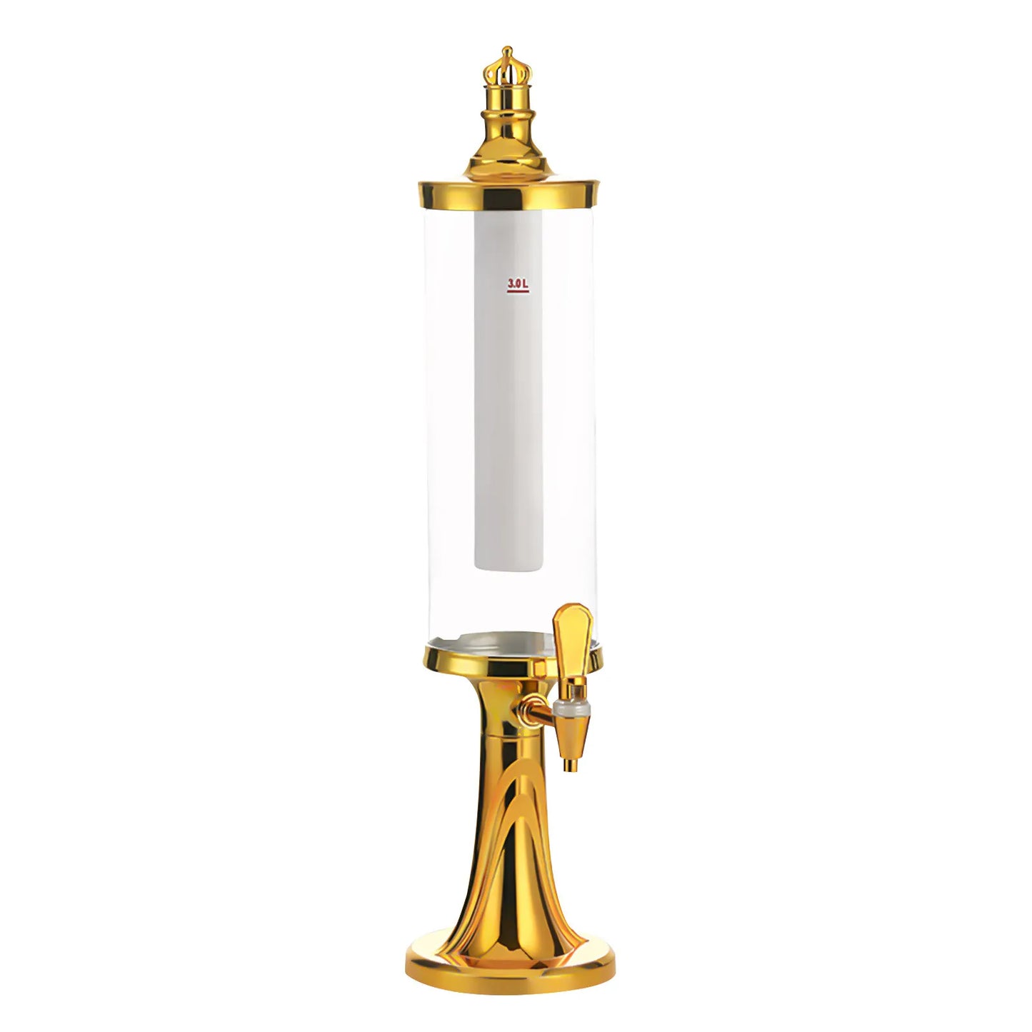 3L Beverage Tower Dispenser, LED Lights