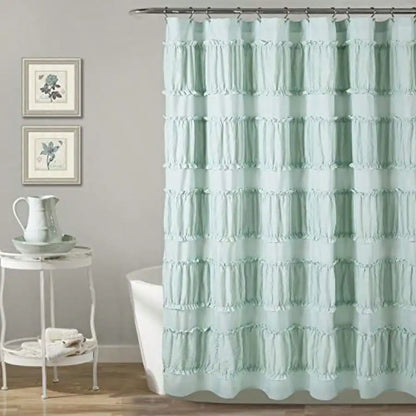 Ruffled Shower Curtain 72" X 72"