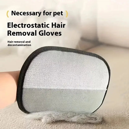 Clothes and Pet Dehairing Remover Glove, Washable