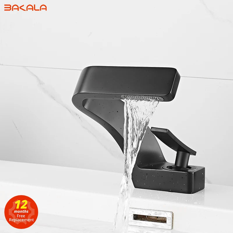 Deck Mounted Basin Faucet, Single Hole
