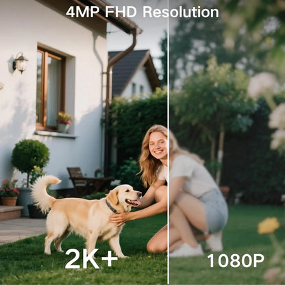 Solar Wireless Outdoor Security Camera, Motion Detection