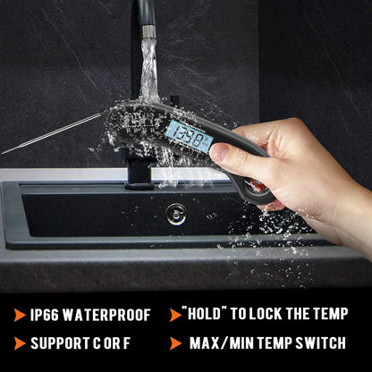 Digital Meat Thermometer, Instant Read for Grilling and Cooking