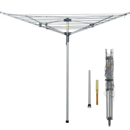 131' Collapsible 4arm Rotary Outdoor Drying Rack