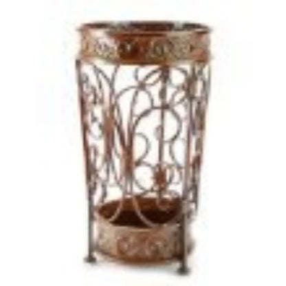 Super Quality Umbrella Holder w/Drip Tray, Antique Look
