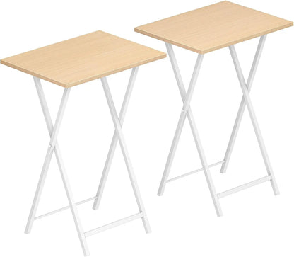 Set (2) Folding TV Tray Tables, Couch and Chairside Table