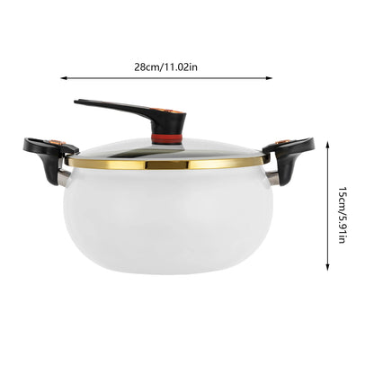 Black/White 8L Micro Multi-Function Pressure Cooker