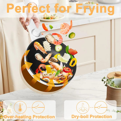 Portable, Multi-food Non-Stick Electric Hot Pot, 1.5L
